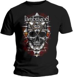 Lamb Of God Ing All Seeing Red Unisex Black L (LAMBTS04MB03)