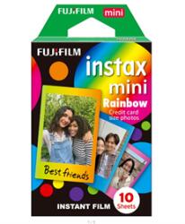 Fujifilm Instax Mini Film Glossy "Rainbow" (10lap) (16276405) - tripont