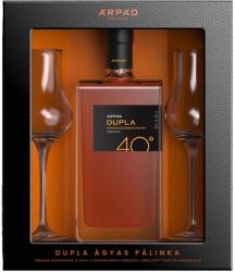 Árpád Pálinka Árpád Dupla Ágyas Kajszibarack Pálinka (DD+2 Tulipán Pohár) [0, 5L|40%] - idrinks
