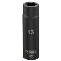 DEWALT 13 mm 1/2" dugókulcs (mély) (DT7547-QZ)