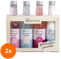 IDC Institute Set 2 x Set Cadou Femei Gourmand's Favorites, Gel Dus 200 ml, Spuma Baie 200 ml, Lotiune Corp 200 ml, Scrub Corp 200 ml (ROC-2xAQIDC000099)