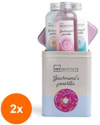 IDC Institute Set 2 x Set Cadou Femei IDC Institute Gourmand's Favorites, Gel de Dus 200 ml, Lotiune Corp 200 ml, Spuma Baie 200 ml (ROC-2xAQIDC000100)