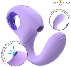 Intense Baxter Dual Vibrator & Stimulator with Remote Violet Vibrator