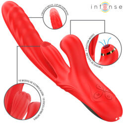 Intense Karol Multifunction Vibrator Thrust & Stimulation & Suction Red Vibrator