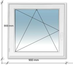 Decco 90x90 Bukó - Nyíló műanyag ablak Decco 71 profil 2 retegű üvegezés