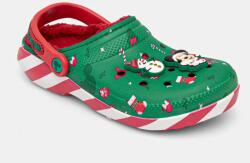 Crocs papuci de casa Classic Mickey Xmas Lined Clog culoarea verde, 210813 9BYH-KLU020_77X (210813.90H)