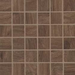 Marazzi Gresie portelanata rectificata, cu aspect de lemn, Marazzi Treverkhome Castagno MH54 Treverkhome Castagno Mosaico (MH54 Treverkhome Castagno Mosaico)