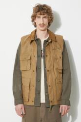 Barbour vesta Modified Transport Vest barbati, culoarea bej, de tranzitie, MGI0246 PPYH-KUM0MR_80X (MGI0246)