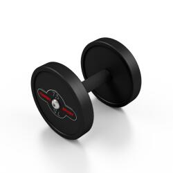 Marbo Acél gumírozott súlyzó 7, 5 kg matt fekete - Marbo Sport