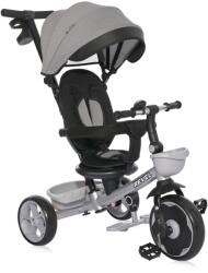 Lorelli Tricicleta pentru copii cu sezut rotativ la 360 grade, Lorelli Revel, 1-5 ani, Grey