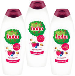 Baba tusfürdő bogyósgyümölcs illattal (3x750 ml) + ajándék matrica