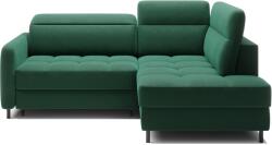 Eltap Barea sarokkanapé, Sötétzöld, jobbos, Lukso 35