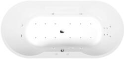 Sapho POLYSAN IO kád, 180x85x49cm, Attraction Hydro-Air, króm (16611.4010) (16611.4010)