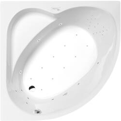Sapho POLYSAN SIRIUS sarokkád, 130x130x43cm, Highline Hydro-Air, króm (49111.6010) (49111.6010)