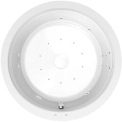 Sapho POLYSAN OBLO kör kád lábszerkezettel, le-túlfolyó nélkül, 165x48cm, Attraction Hydro-Air, króm (72840.4010) (72840.4010)