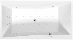Sapho POLYSAN QUEST egyenes kád, 180x100x49cm, Highline Hydro-Air, króm (78511.6010) (78511.6010)