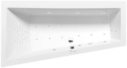 Sapho POLYSAN ANDRA L asszimetrikus kád, balos, 170x90x45cm, Highline Hydro-Air, króm (81111.6010) (81111.6010)