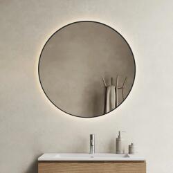 MARMY QUEEN fekete keretes tükör 60 cm (LED 6000k, körbe hangulatvilágítás) 90 11 21 60 60 01 (90 11 21 60 60 01)