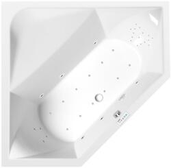 Sapho POLYSAN FLOSS sarokkád, 145x145x50cm, Highline Hydro-Air, króm (98611.6010) (98611.6010)