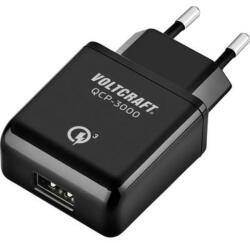 VOLTCRAFT QCP-3000 VC-11342765 USB-s töltőkészülék Aljzat dugó Kimeneti áram (max. ) 3000 mA 1 x USB Qualcomm Quick Charge 3.0 (VC-11342765) - notebook-alkatresz