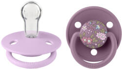 BIBS x Liberty cumi (2 db) - De Lux Kamilla - mályva (0-3 év)