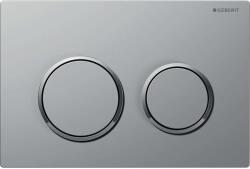 Geberit Omega20 - Süllyesztett vezérlőgomb, könnyen tisztítható, matt króm/fényes króm 115.085. JQ. 1 (115.085.JQ.1)