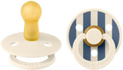 BIBS Studio Pin Colour cumi szett (2 db) - Acélkék mix (6-18 hónap)