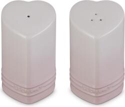 Le Creuset Solniță și piperniță Heart roz deschis 2 el (89373137770003)