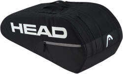 Head Base Racquet Bag L Black Táska teniszütőhöz