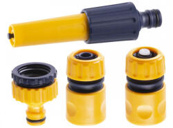 Strend Pro szórófej + 2 db gyorscsatlakozó +1 db adapter, 1/2", 4db-os (256187)
