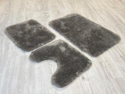 Budapest Carpet Scott 7080-3 Grey 3 Részes Fürdőszoba Szőnyeg 50x80cm