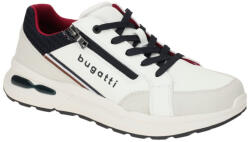 Bugatti férfi sneaker fűzős cipzáras fehér mix félcipő 321-ASL01-5055-2012 07498