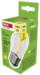 EMOS LED izzó Filament Mini Globe / E27 / 1, 8 W (25 W) / 250 lm / Meleg fehér ZF6D02 (ZF6D02)