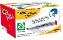 BIC Flipchart- és táblamarker, 1, 1-5, 6 mm, vágott, BIC "Velleda ecolutions", piros (BC904948) - tintasziget