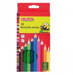 Herlitz Creioane colorate Jumbo 10 culori/set Herlitz (HZ10795276)
