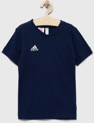 Adidas gyerek pamut póló ENT22 TEE Y sötétkék, nyomott mintás - sötétkék 152
