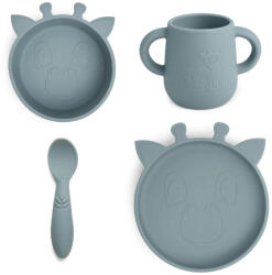  NUUROO szilikon 4 részes étkészlet - Lead