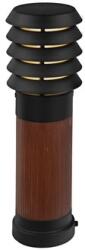 Norlys Alta Wood barna-fekete LED kültéri állólámpa (NO-1670BL) LED 1 izzós IP65 (1670BL)