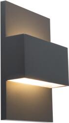 Norlys Geneve grafit LED kültéri fali lámpa (NO-1880GR) LED 1 izzós IP65 (1880GR)