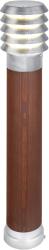 Norlys Alta Wood barna-szürke LED kültéri állólámpa (NO-1666GA) LED 1 izzós IP65 (1666GA)