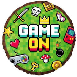  Játék Game On fólia lufi 45cm