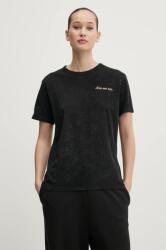 HUGO pamut póló női, fekete, 50535491 - fekete XS - answear - 12 990 Ft