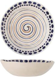 Bloomingville Kék-fehér kőedénytál Bloomingville Shama 39 cm (BV-82060438)