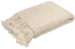 Kave Home Bézs pamut pléd Kave Home Pearle 130 x 170 cm (LF-AA6385J05)