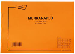 Bluering Erdő munkanapló A4, fekvő 25x3 példányos 121/V (72165) - iroszer24