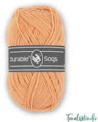 DURABLE Soqs 211 Peach - barackszín gyapjú zoknifonal