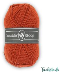 DURABLE Soqs 2239 Brick - narancssárga gyapjú zoknifonal