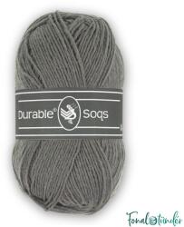 DURABLE Soqs 2236 Charocal - sötétszürke gyapjú zoknifonal