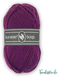 DURABLE Soqs 249 Plum - lila gyapjú zoknifonal