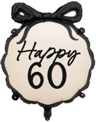 Partydeco Szám, Számos lufi 22" 55cm - 60-as lufi, masni (LUFI567460)